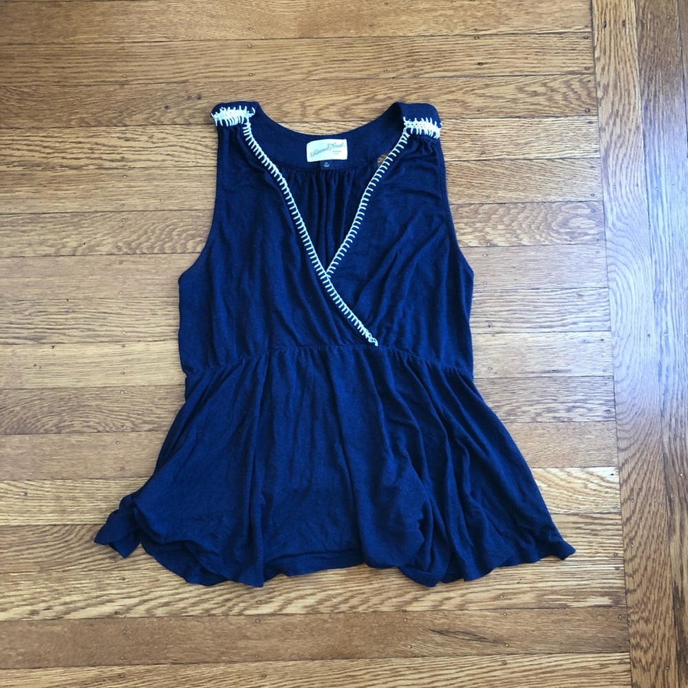 Blue summer top